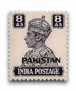 King George VI Definitives Indian Stamps Overprinted