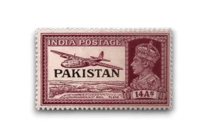 King George VI Definitives Indian Stamps Overprinted