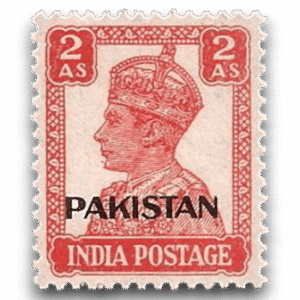 King George VI Definitives Indian Stamps Overprinted