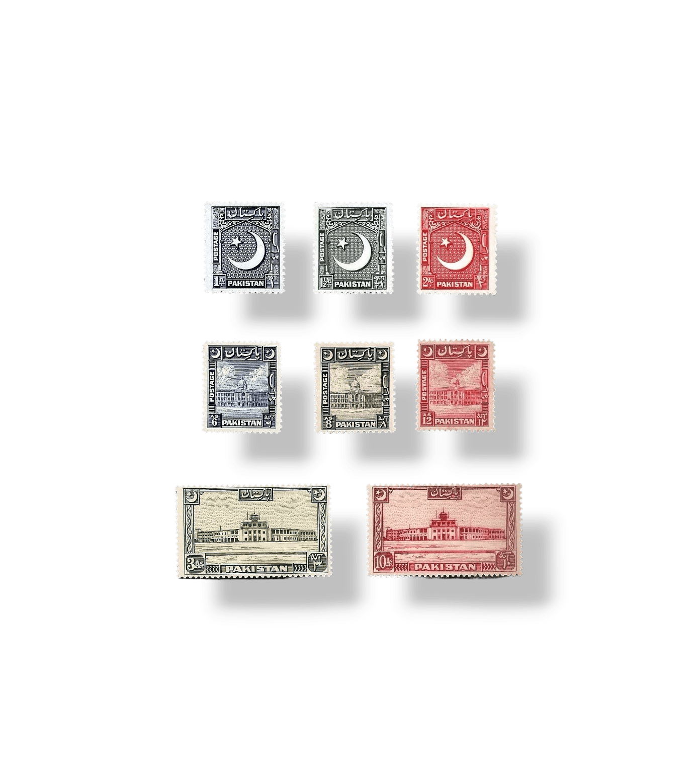 New Crescent definitive stamps