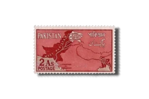 Map of Pakistan Claims on Disputed Area