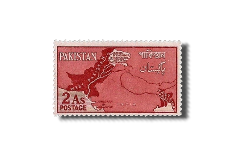Map of Pakistan Claims on Disputed Area
