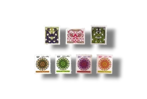 New Definitive Series Geometric Leaf Pattern