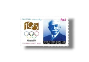Summer Olympic Games 1996 Atlanta Pierre de Coubertin 1863 1937