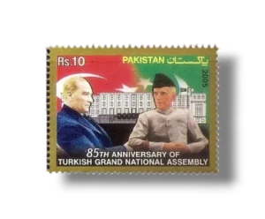 85th Anniversary of Turkish Grand National Assembly Kamal Attaturk and Mohammad Ali Jinnah
