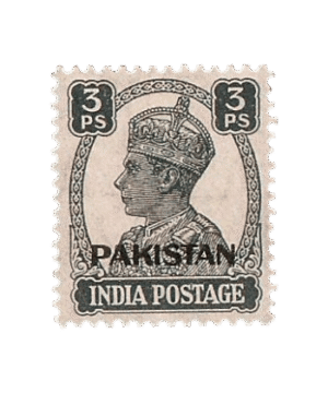 PK0001 King George VI Definitives Indian Overprinted