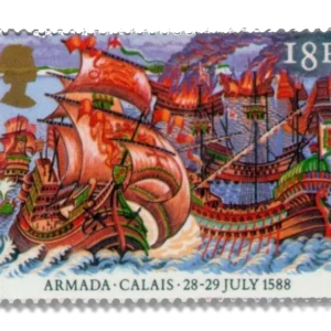 Attack on English fire-ships