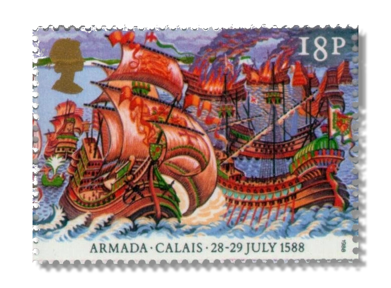 Attack on English fire-ships