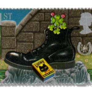 1991 GB1542 Four-leaf Clover in Boot and Match Box