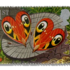 1991 GB1544 Heart-shaped Butterflies