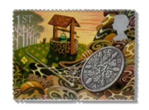 Wishing well and sixpence