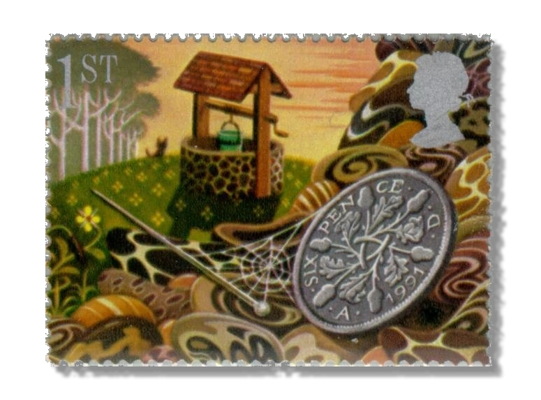 Wishing well and sixpence