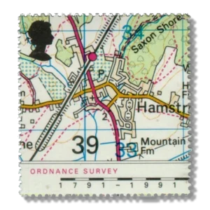 1991 GB1581 Map of 1991