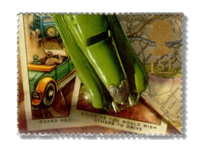 Model car and cigarette cards