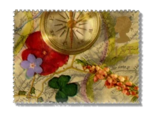 Compass and map