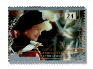 Queen Elizabeth in Garter Robes