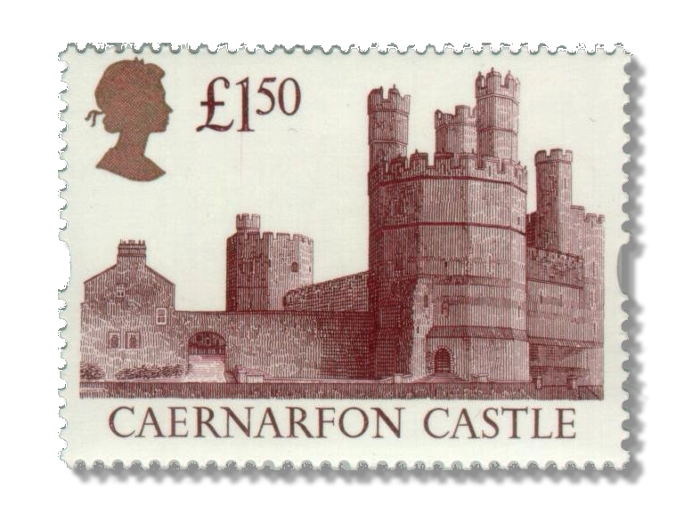 Carrickfergus Castle purple and gold