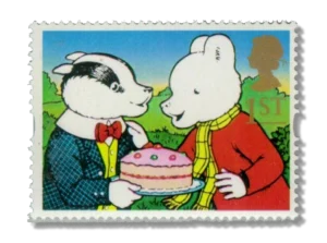 Bill Badger and Rupert Bear
