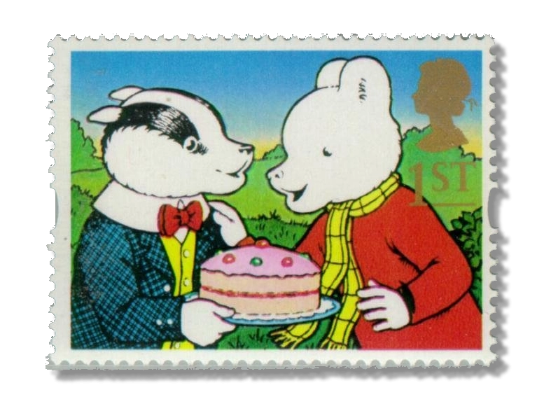 Bill Badger and Rupert Bear
