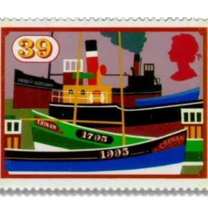 1993 GB1778 Steam Barges, including Pride of Scotland, and Fishing Boats