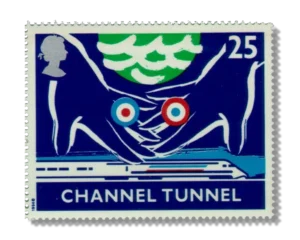 Symbolic hands over train