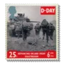 Tank and infantry advancing Ouistreham