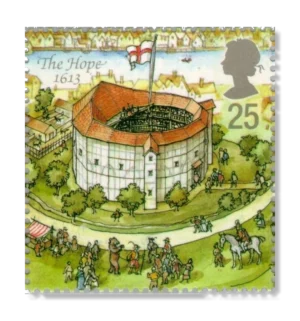 1995 GB1885 Reconstruction of Shakespeare's Globe Theatre The Globe 1614