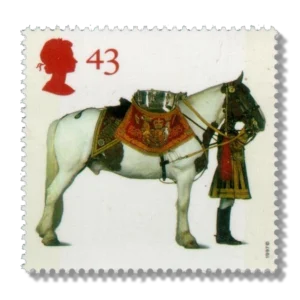 1997 GB1991 50th Anniv. of the British Horse Society Blues and Royals drum horse