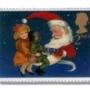 Children and Father Christmas pulling Crackers