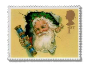Father Christmas with Traditional Cracker