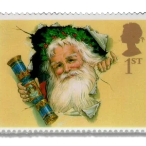 Father Christmas with Traditional Cracker