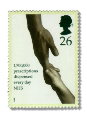 1998 GB2047 Adult and Child holding Hands