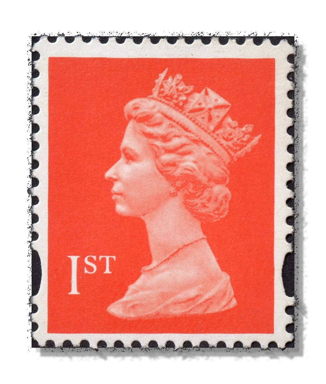 Queen Elizabeth II Machin 1st Orange
