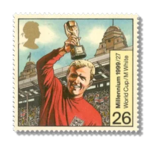 1999 GB2093 Bobby Moore with World Cup, 1966