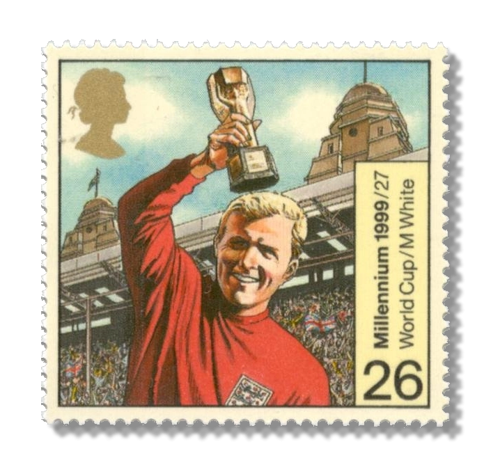 1999 GB2093 Bobby Moore with World Cup, 1966