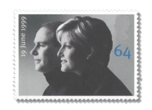 1999 GB2097 Prince Edward and Sophie Rhys-Jones (in profile)