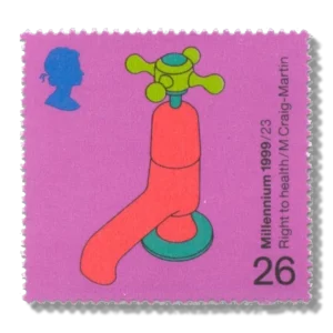1999 GB2099 Water Tap (Right to Health)