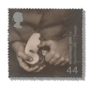 1999 GB2109 Man peeling Potato (Food Imports)