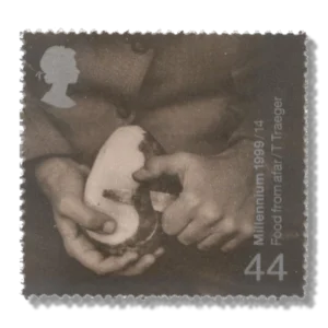 1999 GB2109 Man peeling Potato (Food Imports)