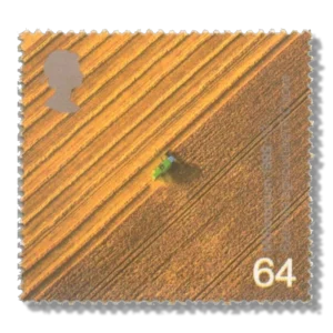 1999 GB2110 Aerial View of Combine Harvester