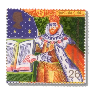 1999 GB2116 King James I and Bible (Authorised Version of Bible)