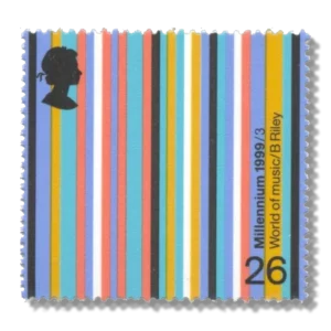 1999 GB2120 "World of Music" (Bridget Riley)