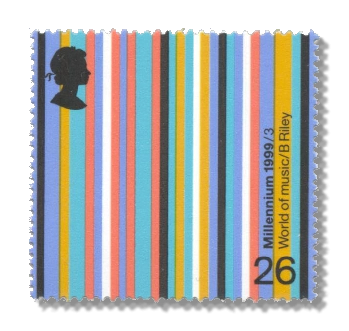 1999 GB2120 "World of Music" (Bridget Riley)