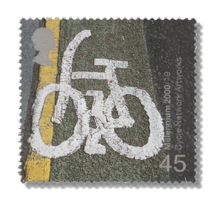 2000 GB2144 Road Marking (Cycle Network Artworks)