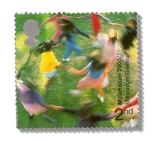 2000 GB2148 Children playing (Millennium Greens Project)