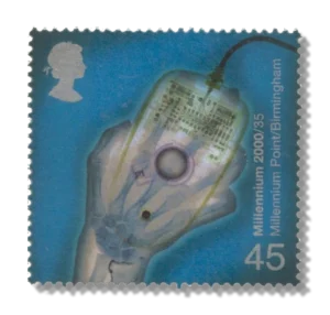 2000 GB2164 X-ray of Hand holding Computer Mouse (Millennium Point)