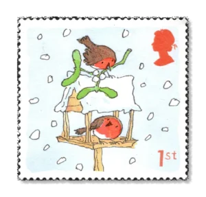 2001 GB2239 Robins on Bird Table