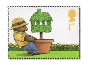 2002 GB2263  Bear pulling Potted Topiary Tree (Moving Home)