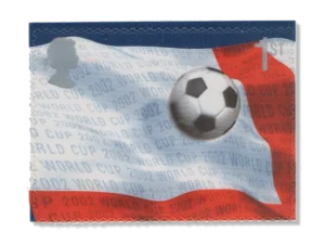 2002 GB2293 Top Left Quarter of English Flag and Football
