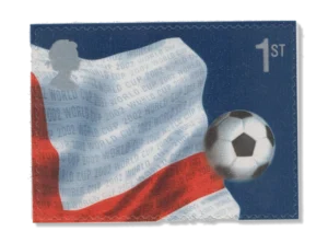 2002 GB2294  Top Right Quarter of English Flag and Football